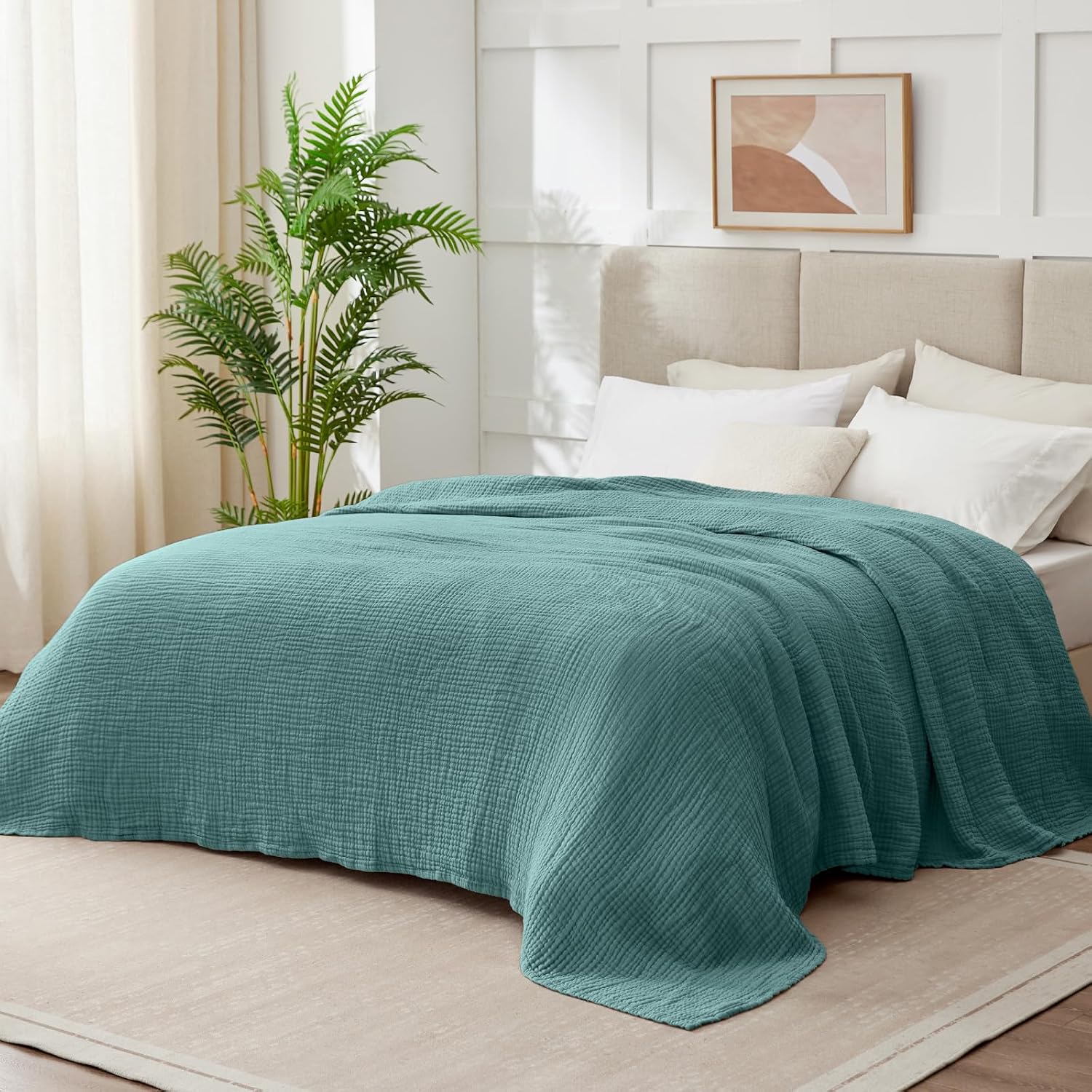 Thumbnail 1 de Kozyhvn 100% Cotton Muslin Blanket King 108" x 90"