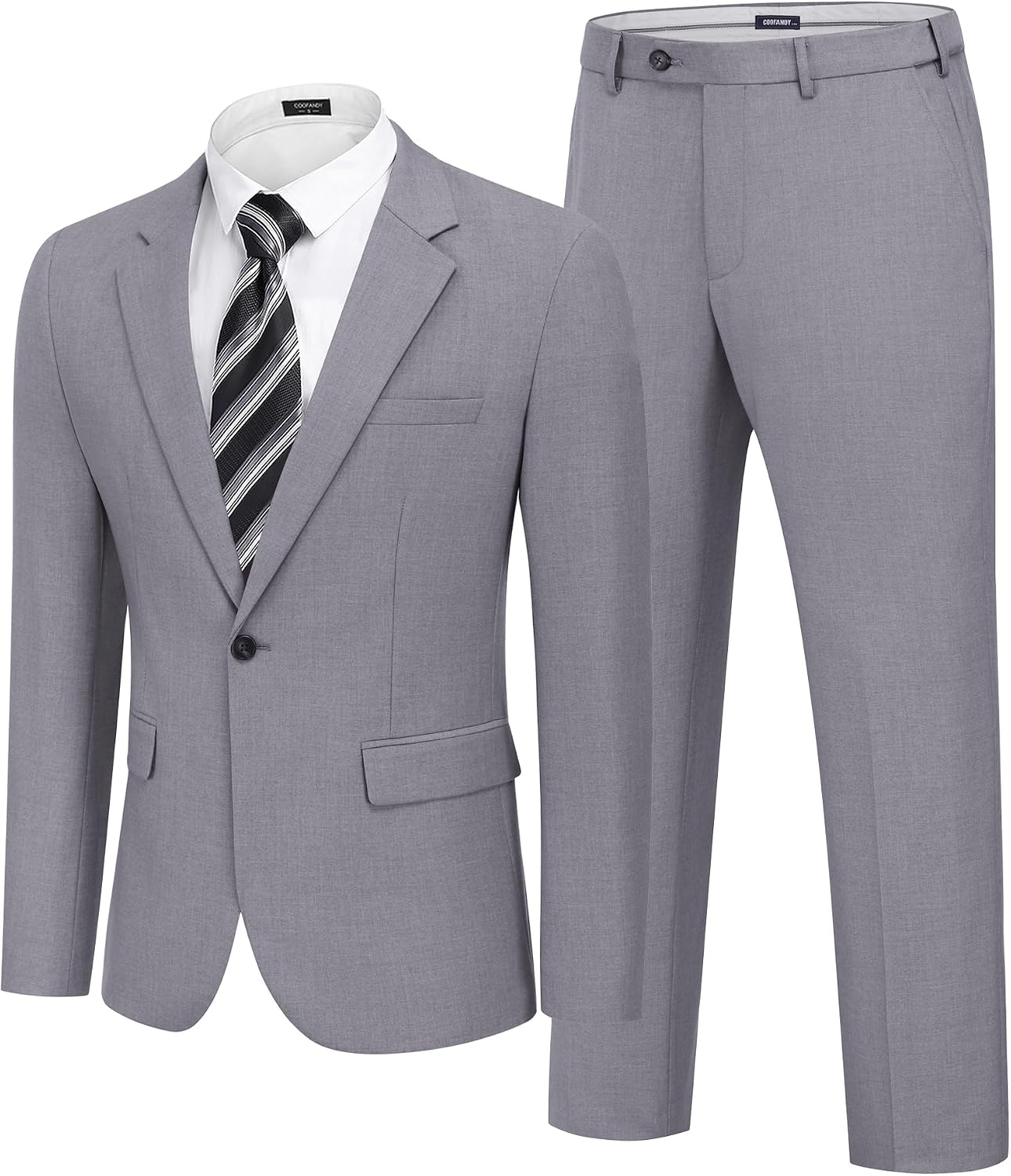 Detalle de COOFANDY Men's Suit Set, 2-Piece