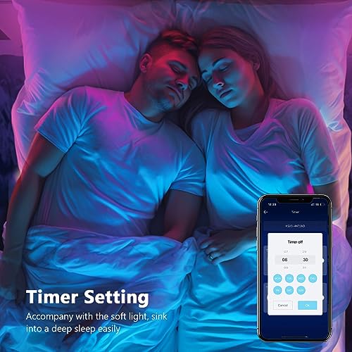 Detalle de Realky Tira LED 20M RGB Bluetooth con Control por App y Modo Música (2x10m)