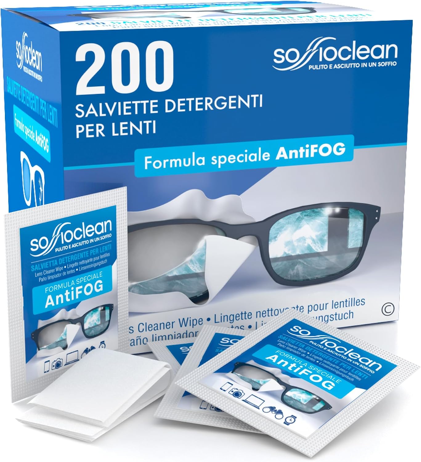 Thumbnail 5 de 400 Salviette Soffioclean 11,5x14,5 cm