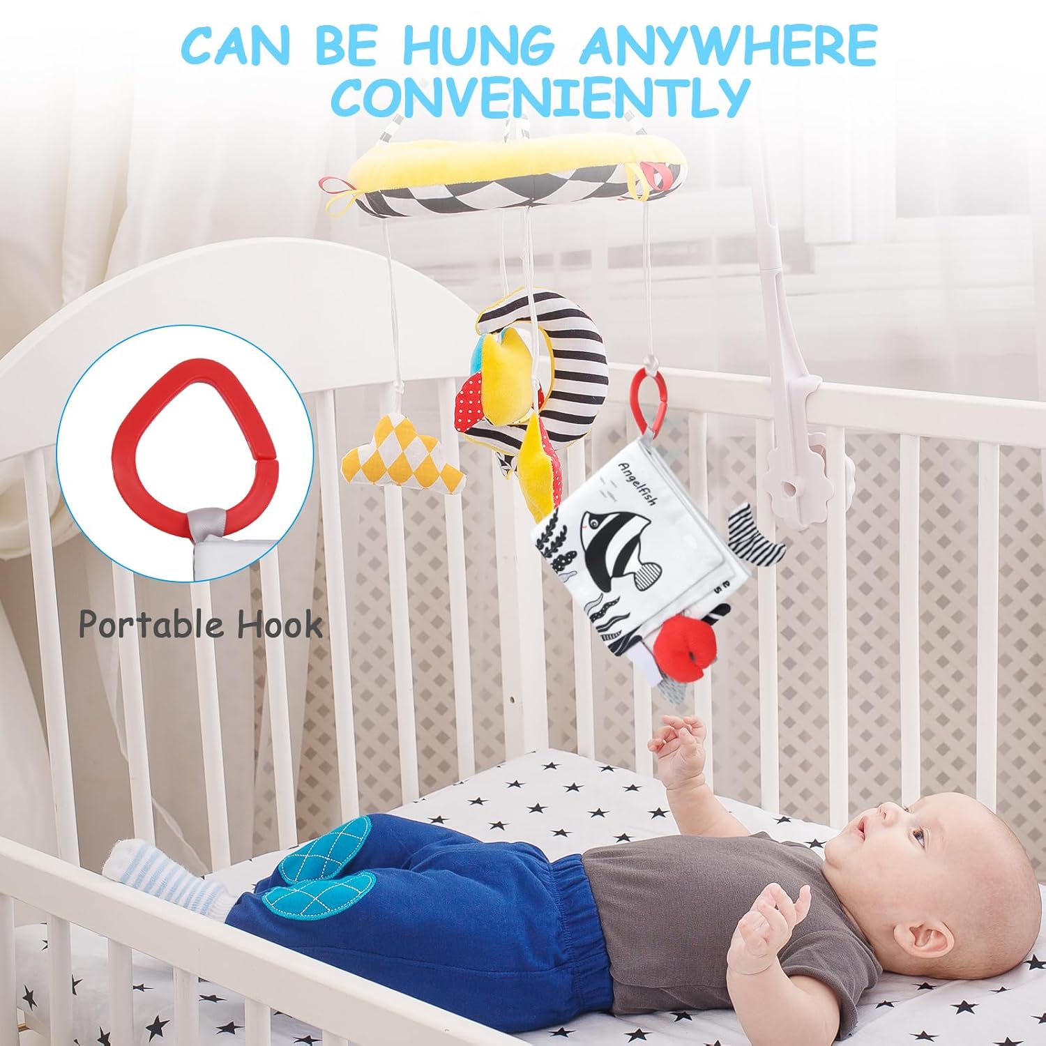 Thumbnail 5 de Vicloon Stoffbuch für Babys Meereslebewesen