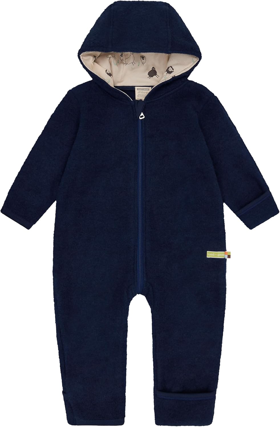 Thumbnail 6 de loud + proud Unisex Baby Wollfleece Overall GOTS