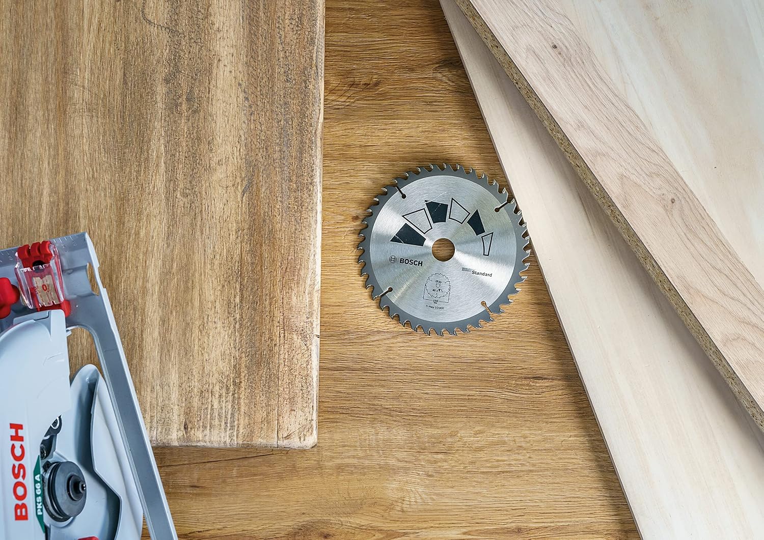 Detalle 2 de Bosch 2609256807 circular saw blade, 150 mm, 40-tooth ATB for wood