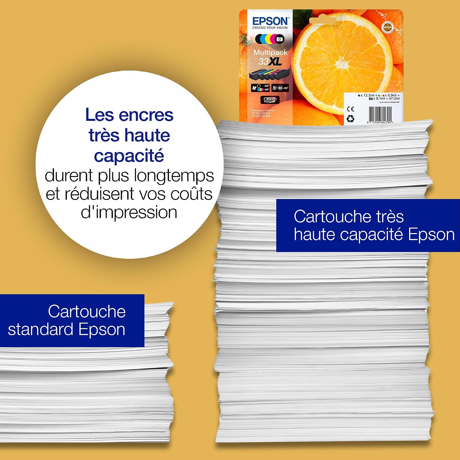 Thumbnail 3 de Epson 33 Oranges Multipack Cartouches 5 couleurs Claria Premium