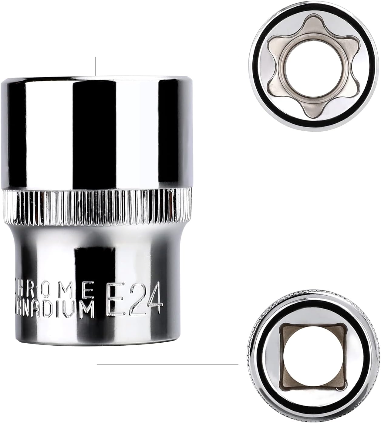 Thumbnail 2 de Amazon Basics ensemble 14 douilles Torx E4–E24