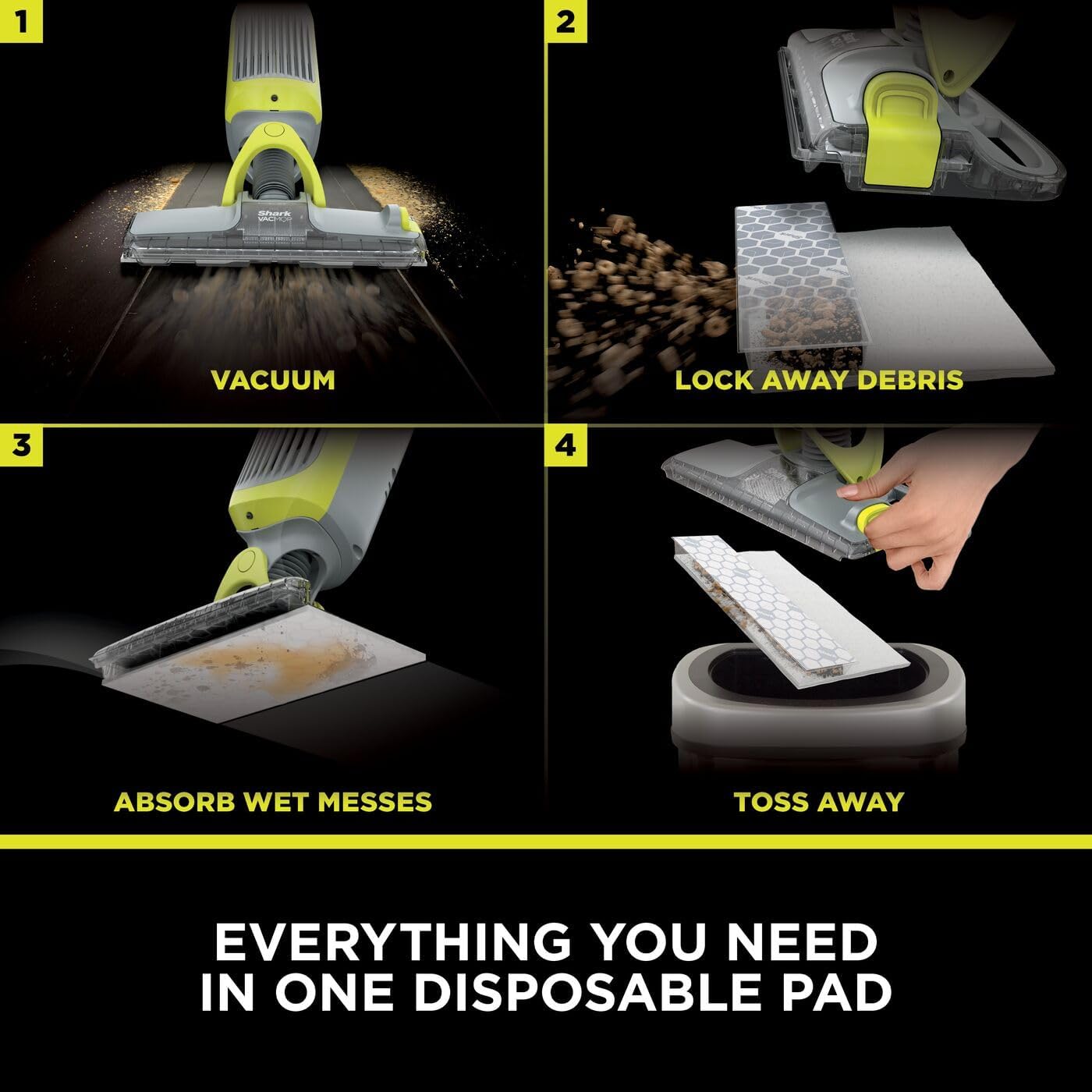 Thumbnail 4 de Shark VM200UK VacMop 355ml spray mop