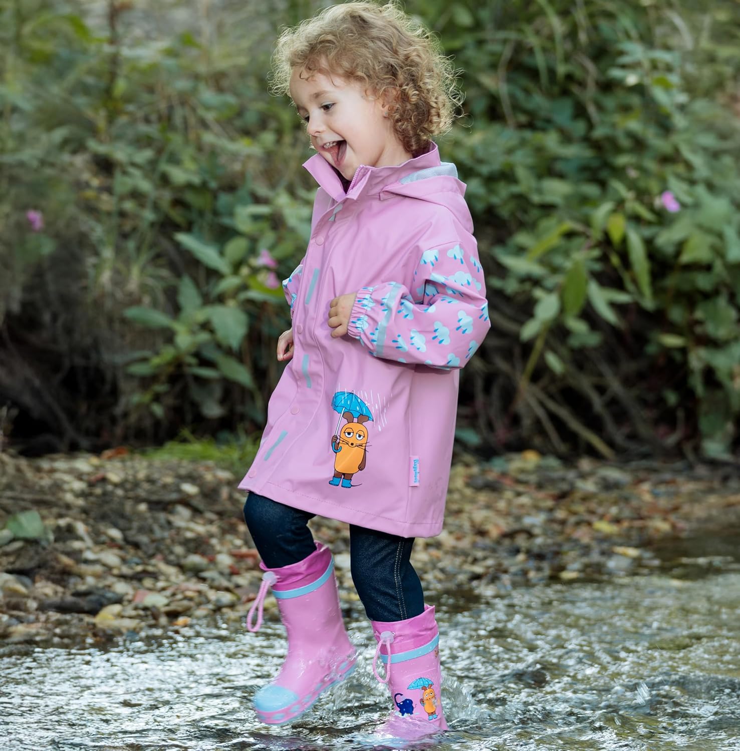 Thumbnail 3 de Playshoes Unisex Kinder Regenjacke Outdoorjacke – wasserdicht, winddicht und sicher bei jedem Wetter