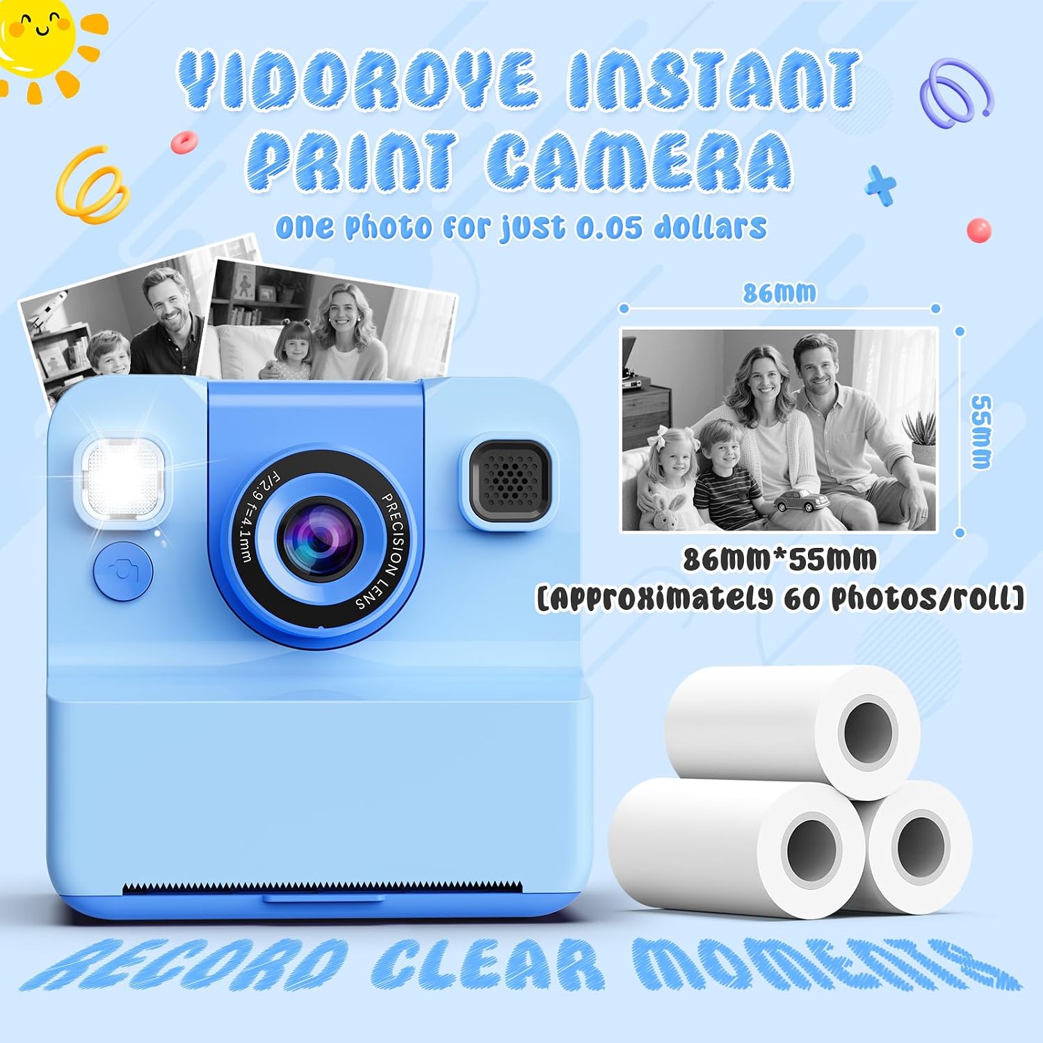 Thumbnail 4 de Yidoroye Kids Camera 2.4 inch HD 1080P