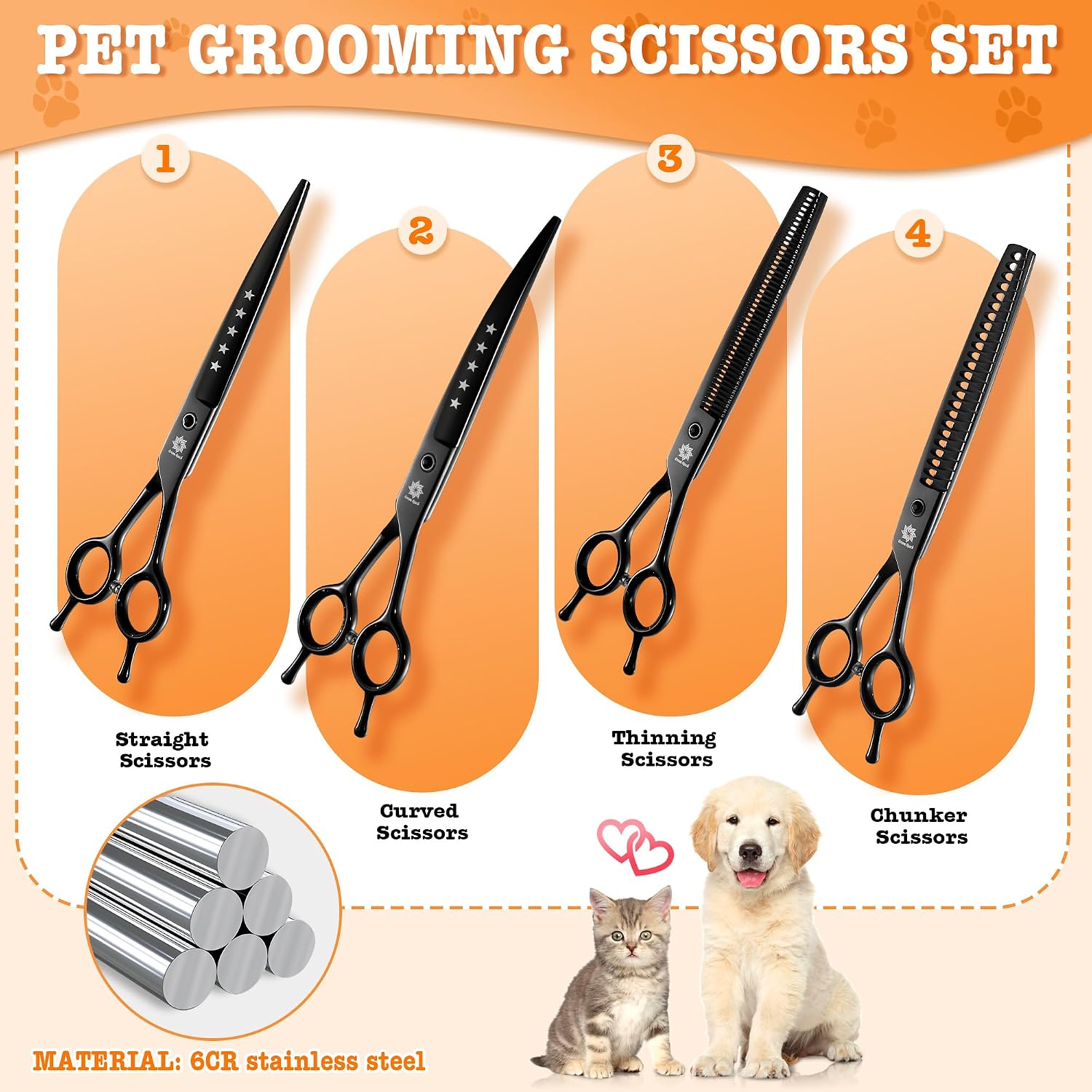 Thumbnail 1 de Dream Reach 7.5 inch dog grooming scissors