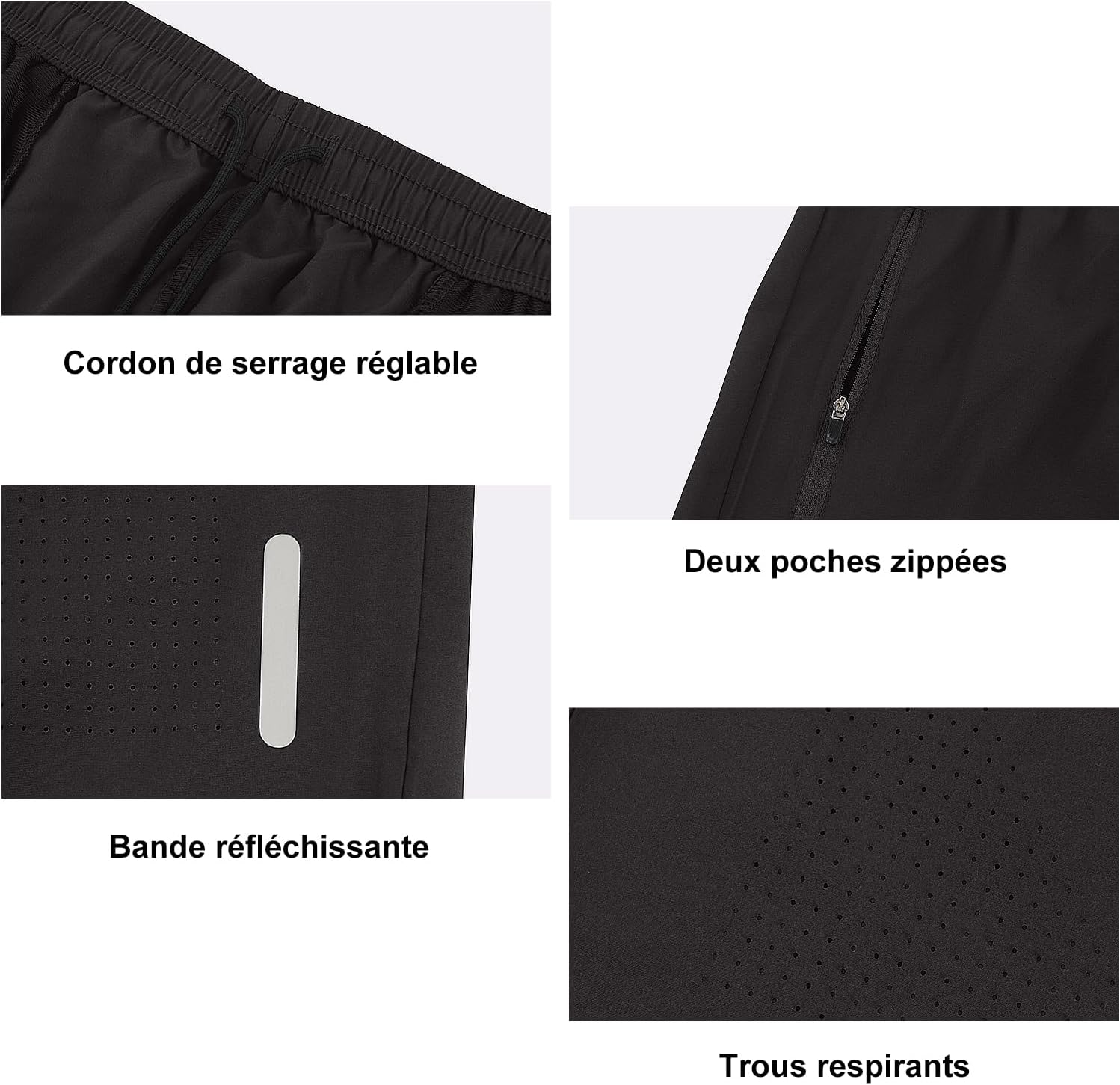 Thumbnail 4 de SIHOHAN Short de Sport pour Homme Séchage Rapide