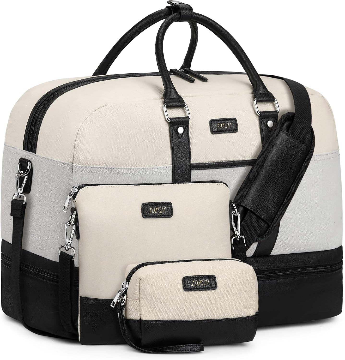 Detalle de IBFUN Travel Duffel Bag, Canvas