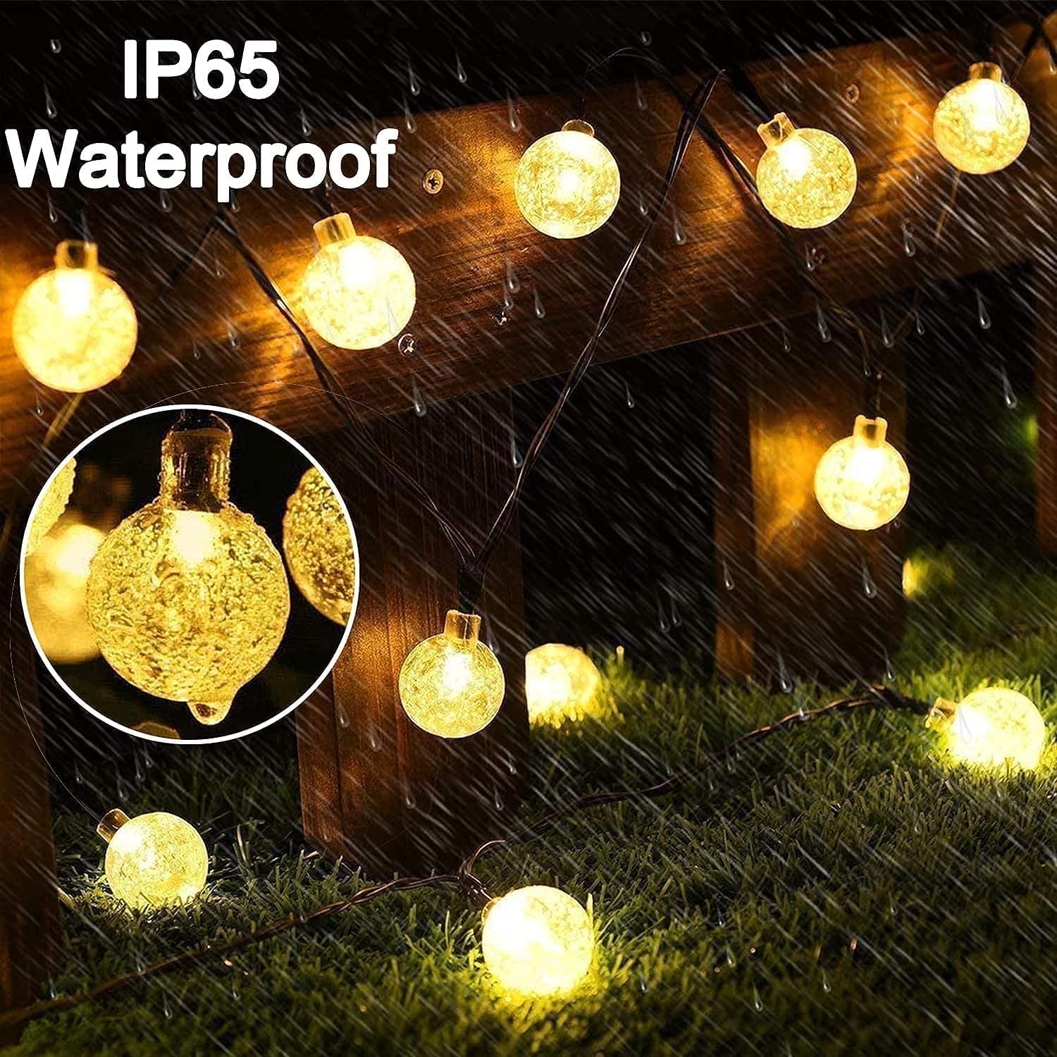Detalle de Garlocht solar garden lights 50 LED 7M