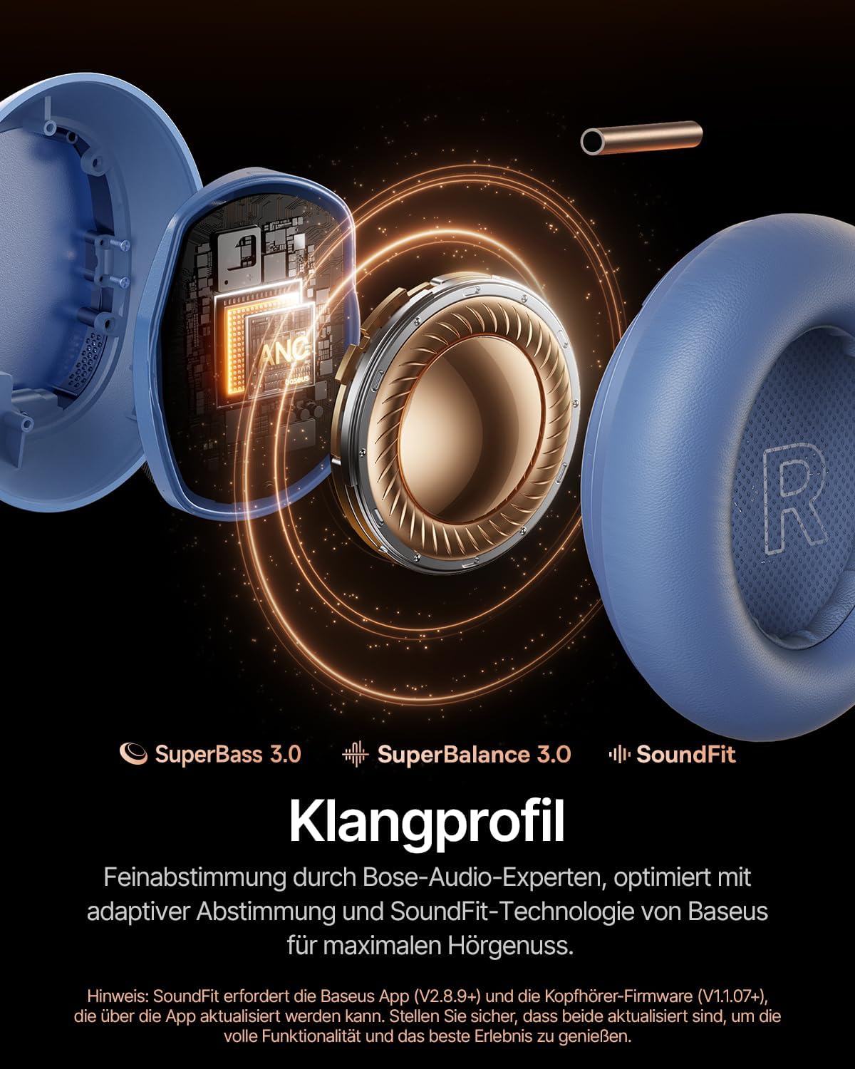 Detalle de Baseus Inspire XH1 Noise Cancelling 100 Std.