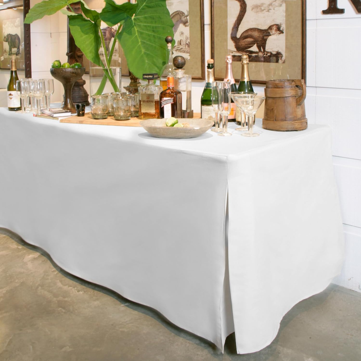 Thumbnail 6 de Tablevogue Fitted Tablecloth, 96 x 30 Inches