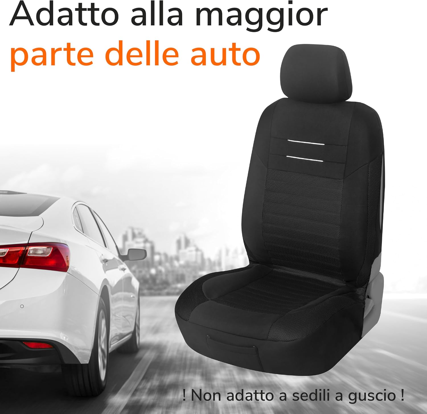 Thumbnail 3 de Upgrade4cars Coprisedili Anteriore Nero 2026
