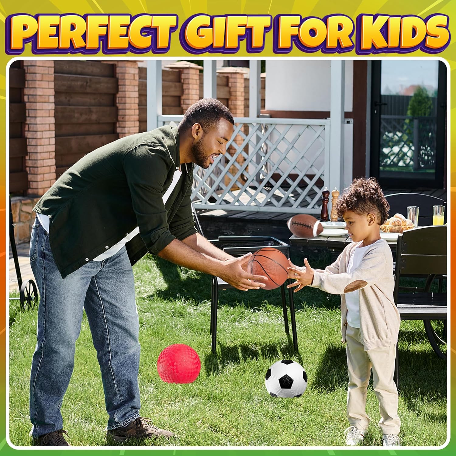 Thumbnail 2 de PlayBolt Sports Balls for Kids 4-Pack 5-inch