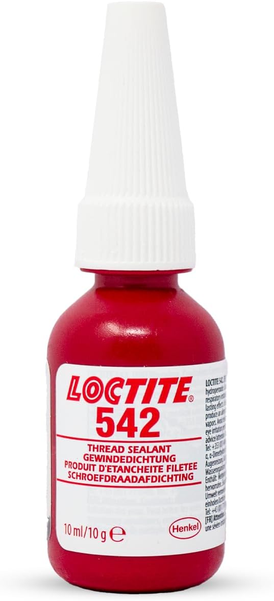 LOCTITE 542 – Flacon 10 ml: Étanchéité fiable pour raccords filetés