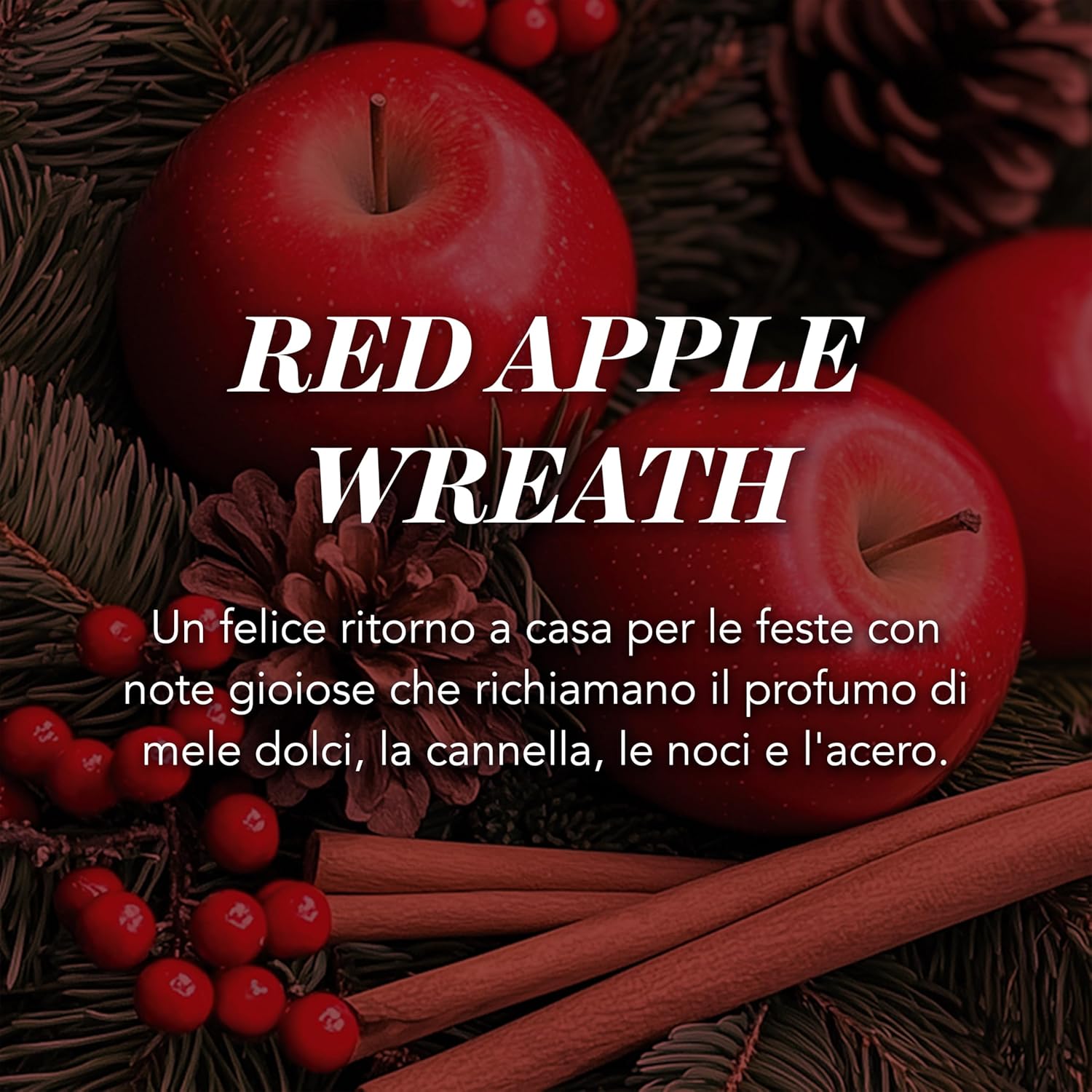 Thumbnail 2 de Yankee Candle Candela profumata in giara grande Red Apple Wreath