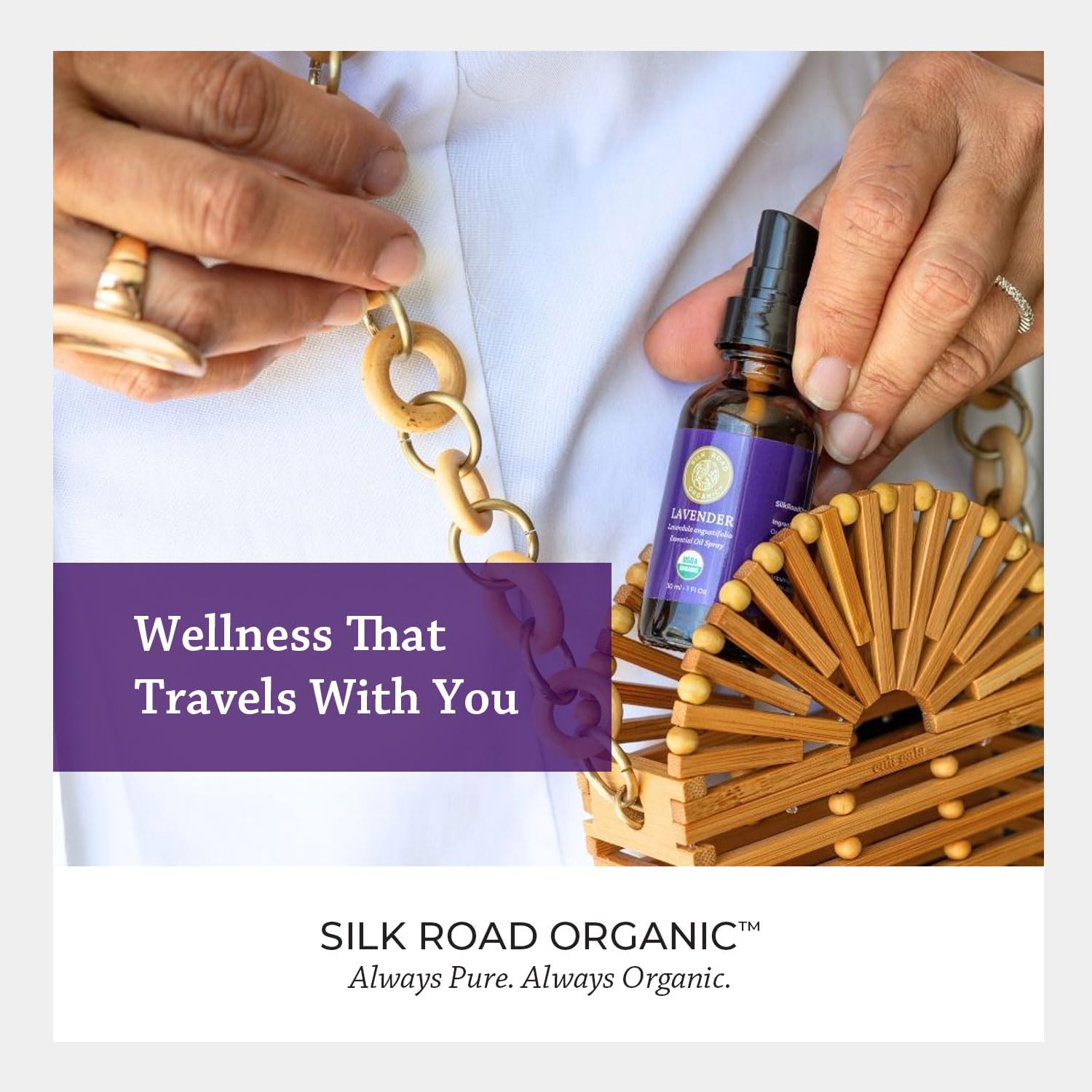 Thumbnail 6 de Silk Road Organic Lavender Essential Oil Spray, 1 oz – 100% Pure USDA Certified Organic Aromatherapy