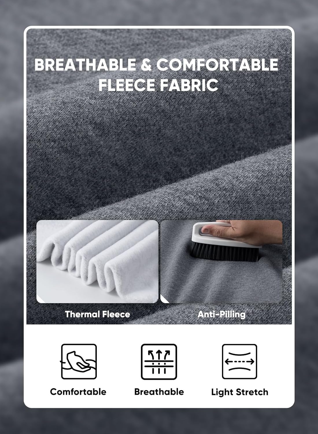 Thumbnail 6 de JMIERR Men’s 2-Piece Hoodie Sweatshirt & Joggers Sweatpants Set