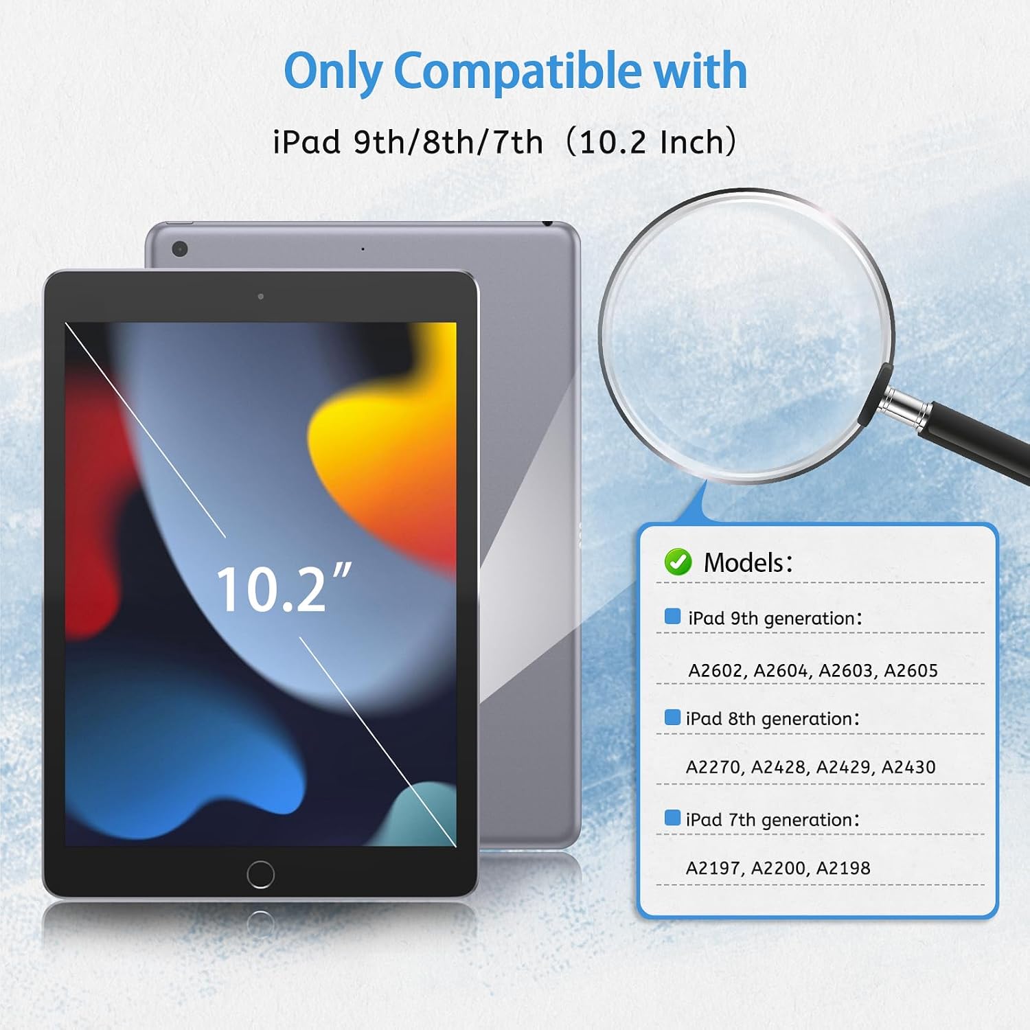 Detalle 2 de MOBDIK Paperfeel Screen Protector for iPad 7th, 8th & 9th Gen, 2-Pack