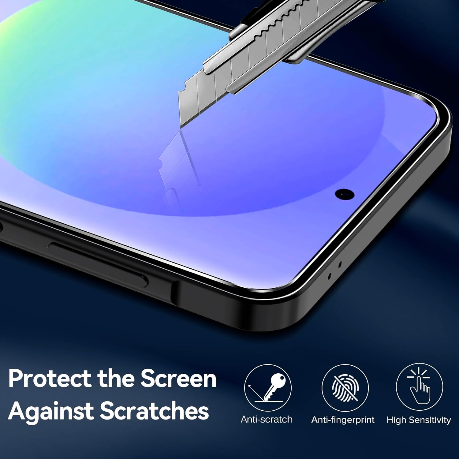 Thumbnail 1 de ivoler Cover per Samsung Galaxy A57 5G con 2 pellicole in vetro temperato, rosso vino – protezione opaca traslucida e protezione fotocamera