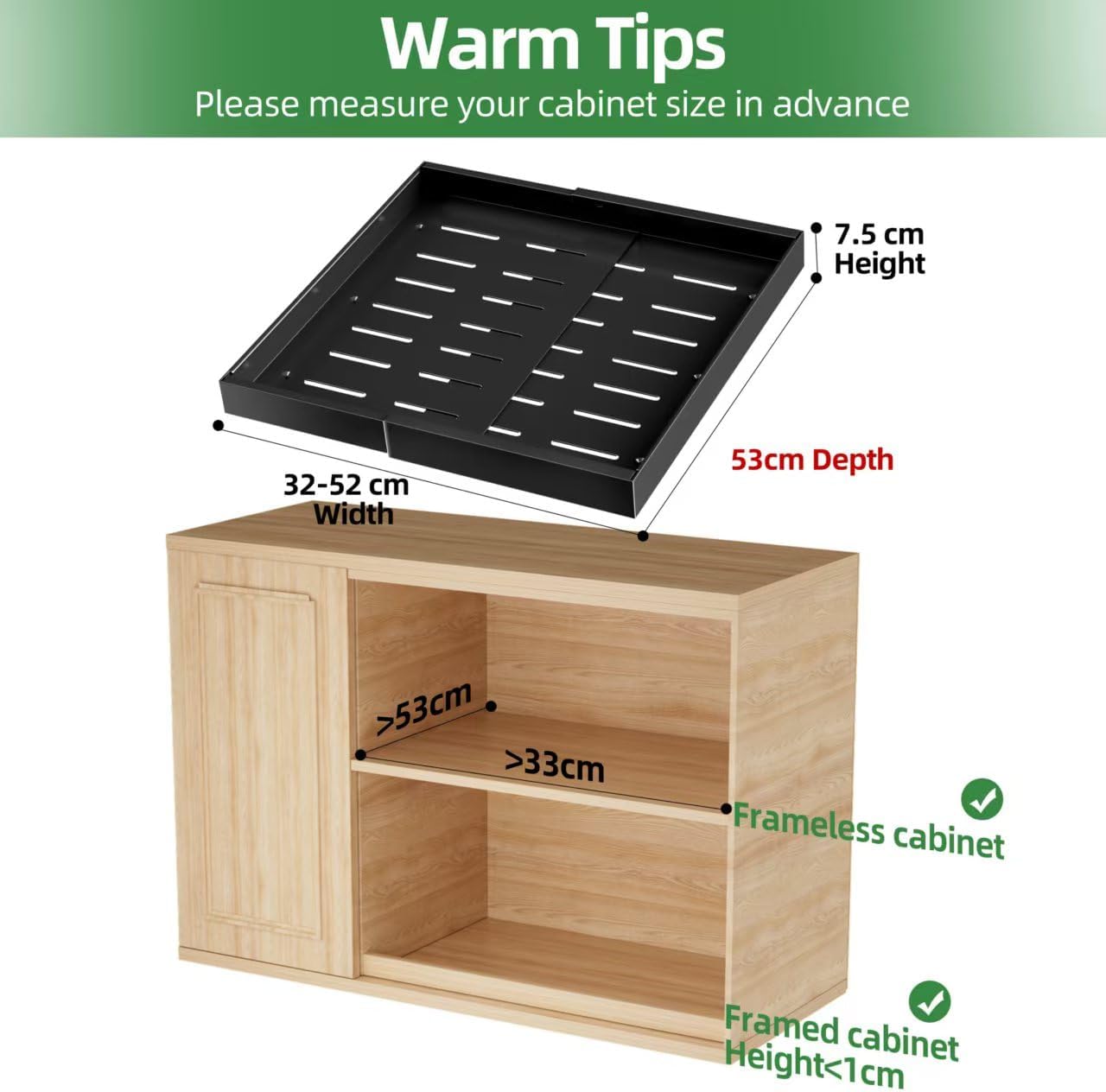 Detalle 2 de PAKETA Pull Out Cabinet Organizer 21" 🗄
