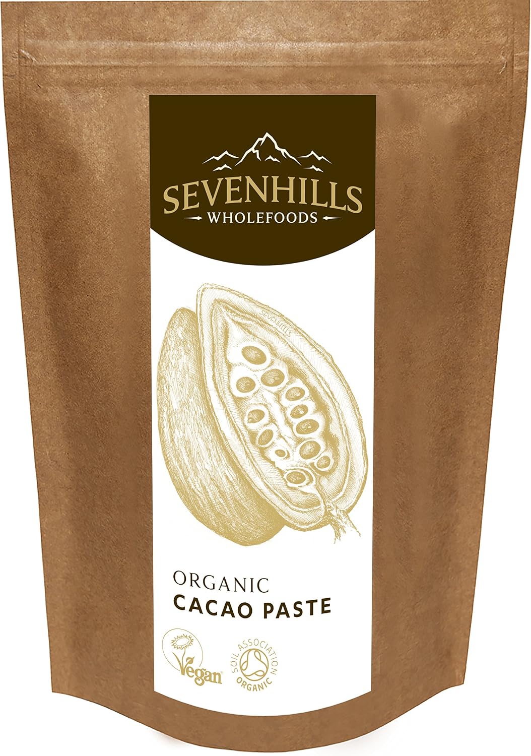 Thumbnail 6 de Sevenhills Wholefoods Pâte De Cacao Bio 500 g – pâte de cacao pure et vegan, sans additifs