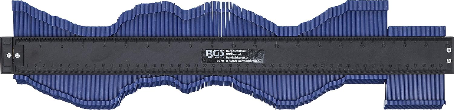Detalle 2 de BGS 7070 510 mm Contour Gauge with 8 Rear Magnets, 30 mm Depth