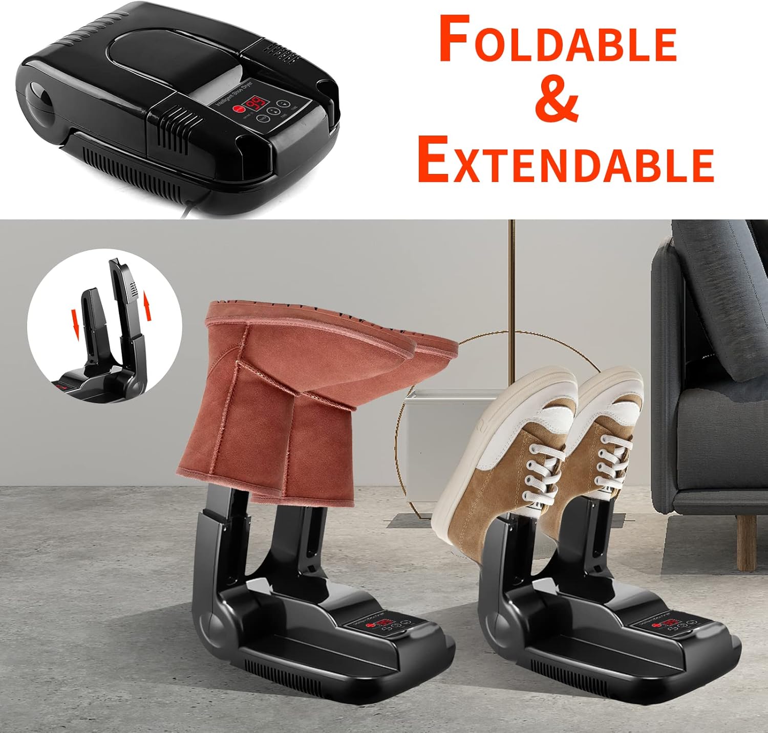 Detalle 1 de Boots Dryer Electric Foot Warmer