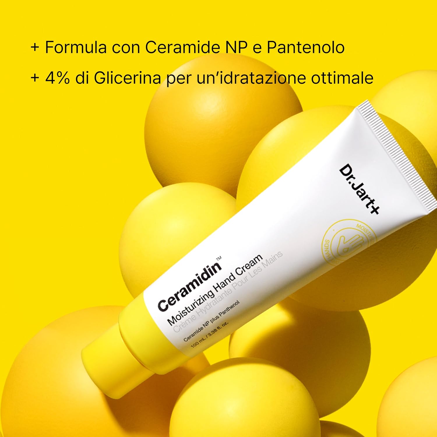 Detalle 1 de Dr.Jart+ Ceramidin Crema per Mani Secche con Ceramidi e Pantenolo – 100 ml