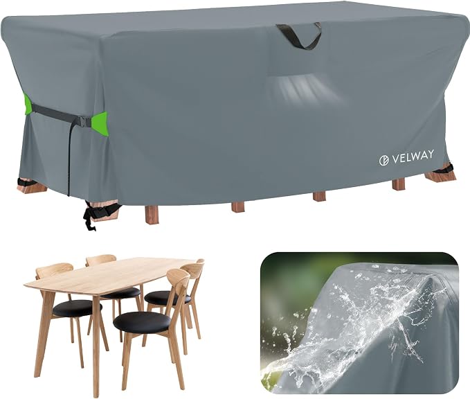 Imagen de Velway Funda Impermeable para Muebles de Jardín 🌳 170x95x74cm en OfertitasTOP