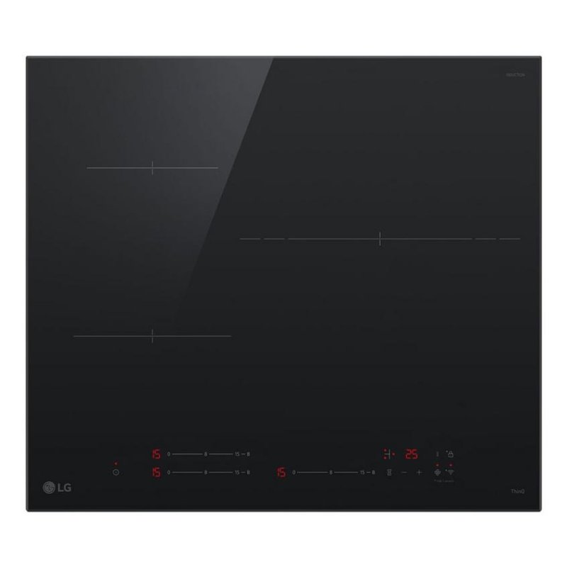 Detalle de Placa de inducción LG CI5Z2421BN, 3 zonas 32 cm, Wi‑Fi, Slider, Negro