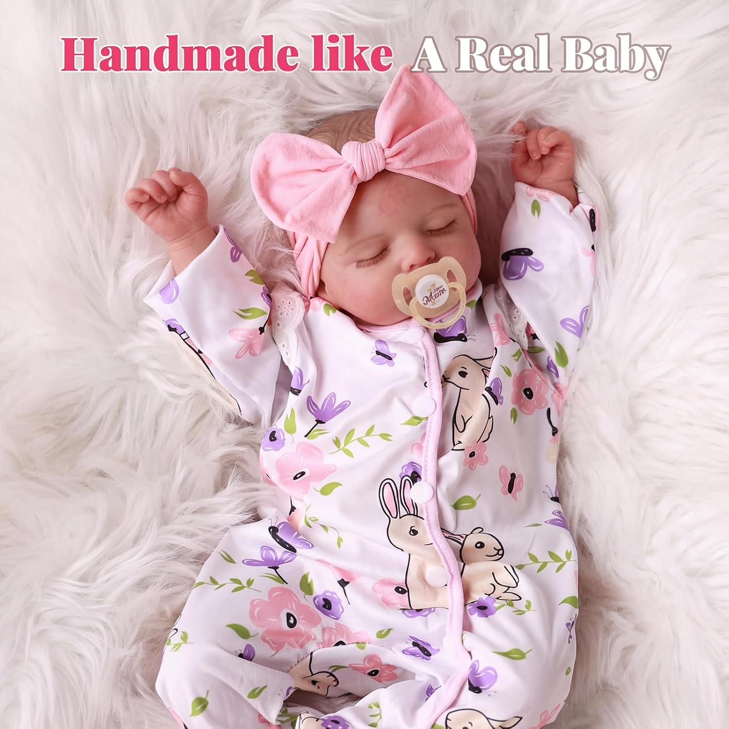 Thumbnail 2 de BABESIDE Lifelike Reborn Baby Dolls Girl - 20 Inch Realistic Newborn with Poseable Body