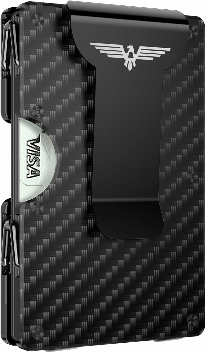 Detalle de Lenvoten Hinged Minimalist Wallet, Aluminum