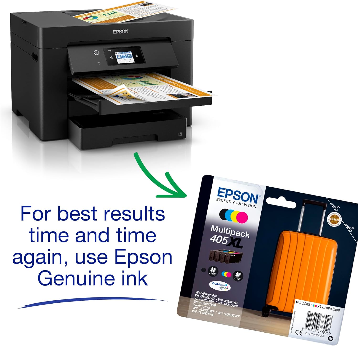 Thumbnail 5 de Epson WorkForce WF-7830 All-in-One: A3 colour printer with scan, copy, fax and strong wireless features