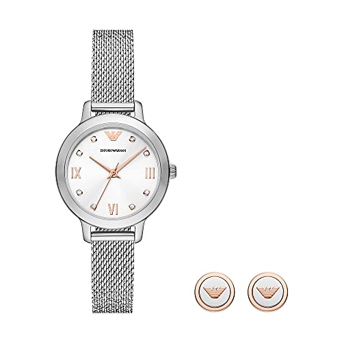 Detalle de Emporio Armani AR80065SET: reloj de pulsera para mujer
