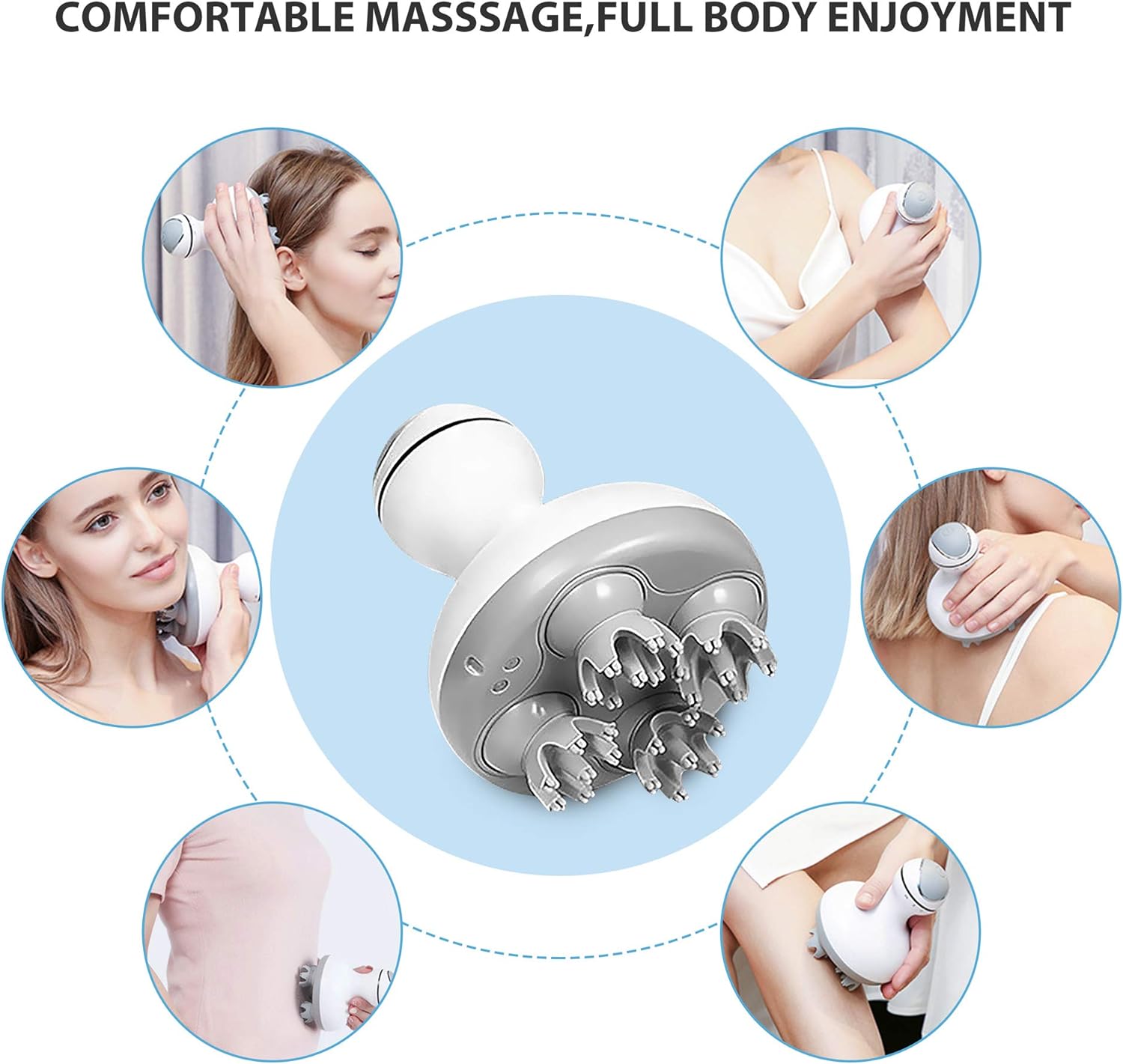 Thumbnail 5 de Comfier Massaggiatore Cuoio Capelluto cordless 84 nodi