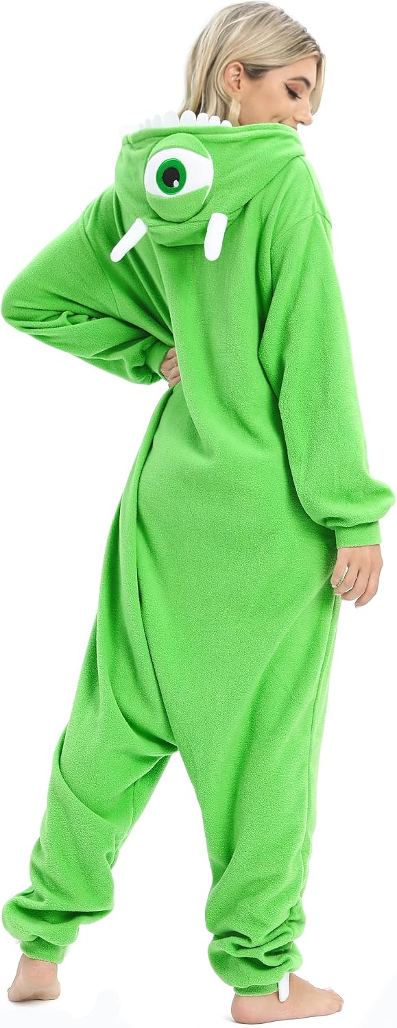 Detalle 2 de NAITOKE Animal Onesie Halloween Pajamas for Adults, Machine Washable