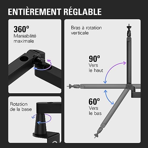 Detalle de Elgato Wave Mic Arm Low Profile – Perche de micro