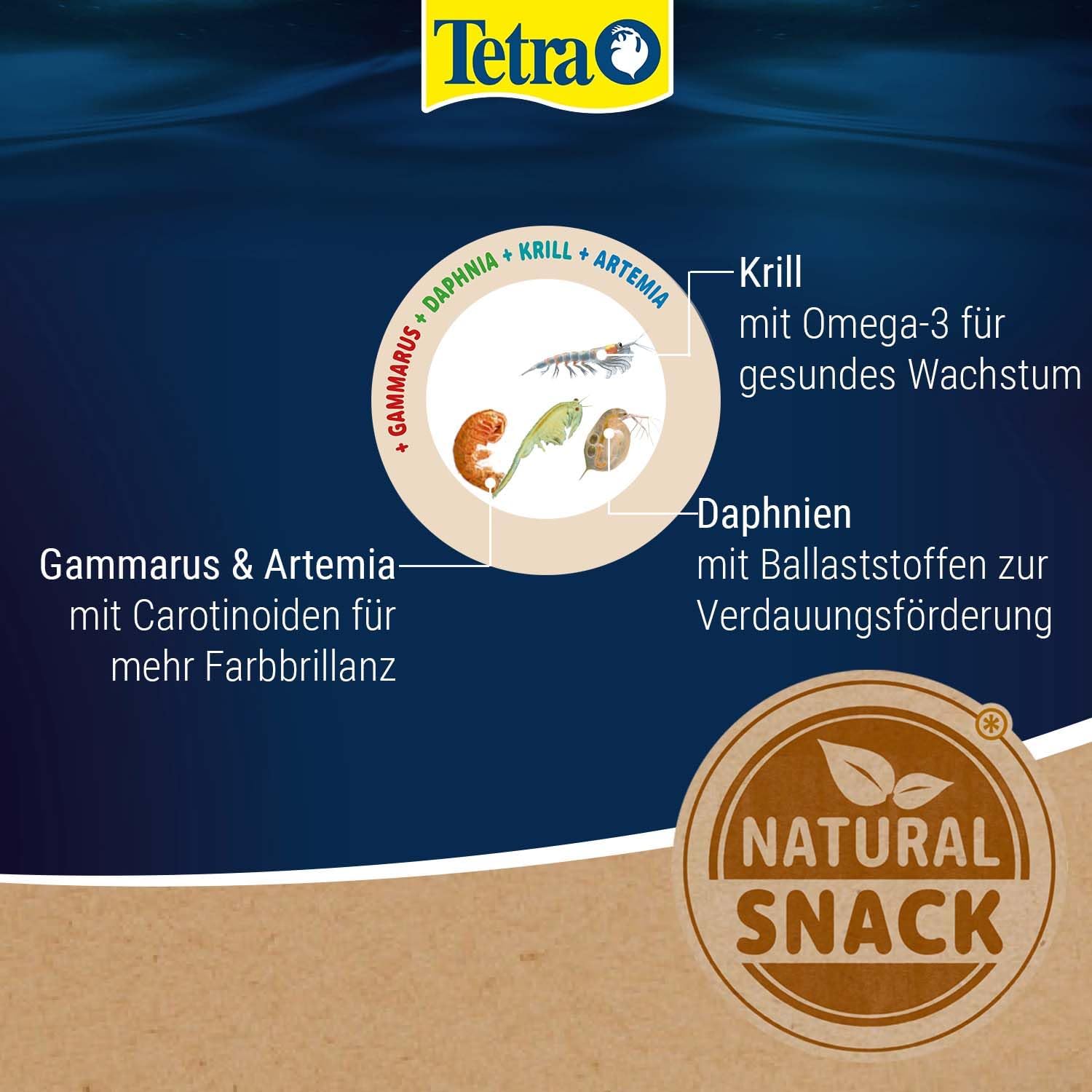 Thumbnail 3 de Tetra Delica Mix Naturfutter – 4-in-1 Futtertier-Mischung, 250 ml Dose