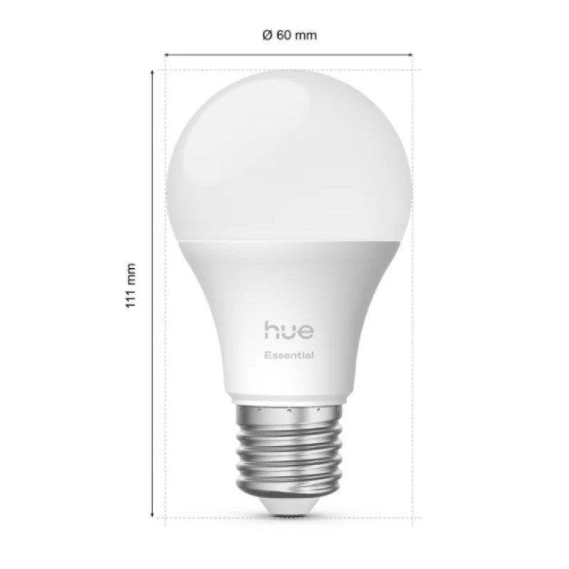 Thumbnail 3 de Hue Essentials Pack 3un: Bombillas LED Inteligentes E27 8W RGB compatibles con Alexa
