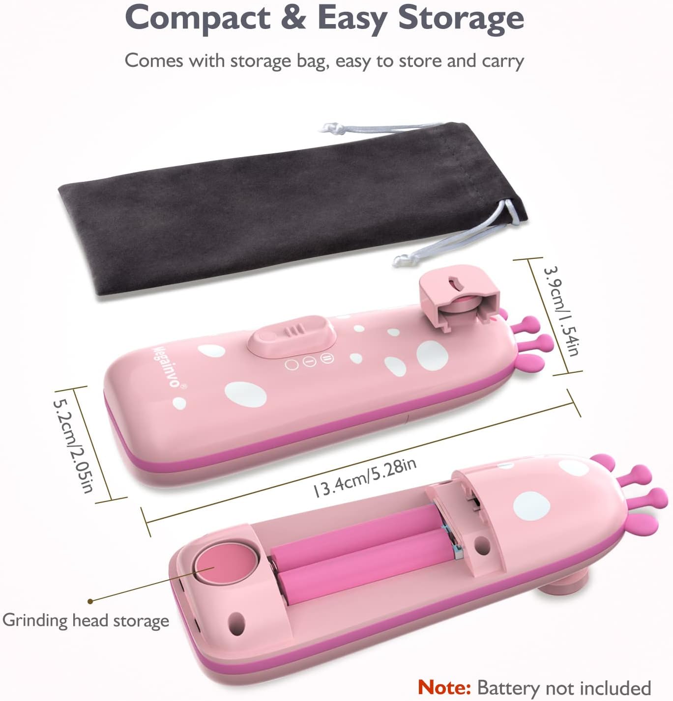 Thumbnail 6 de Tagliaunghie Neonato Elettrico Megainvo 13 in 1 con copertura antipolvere e luce LED