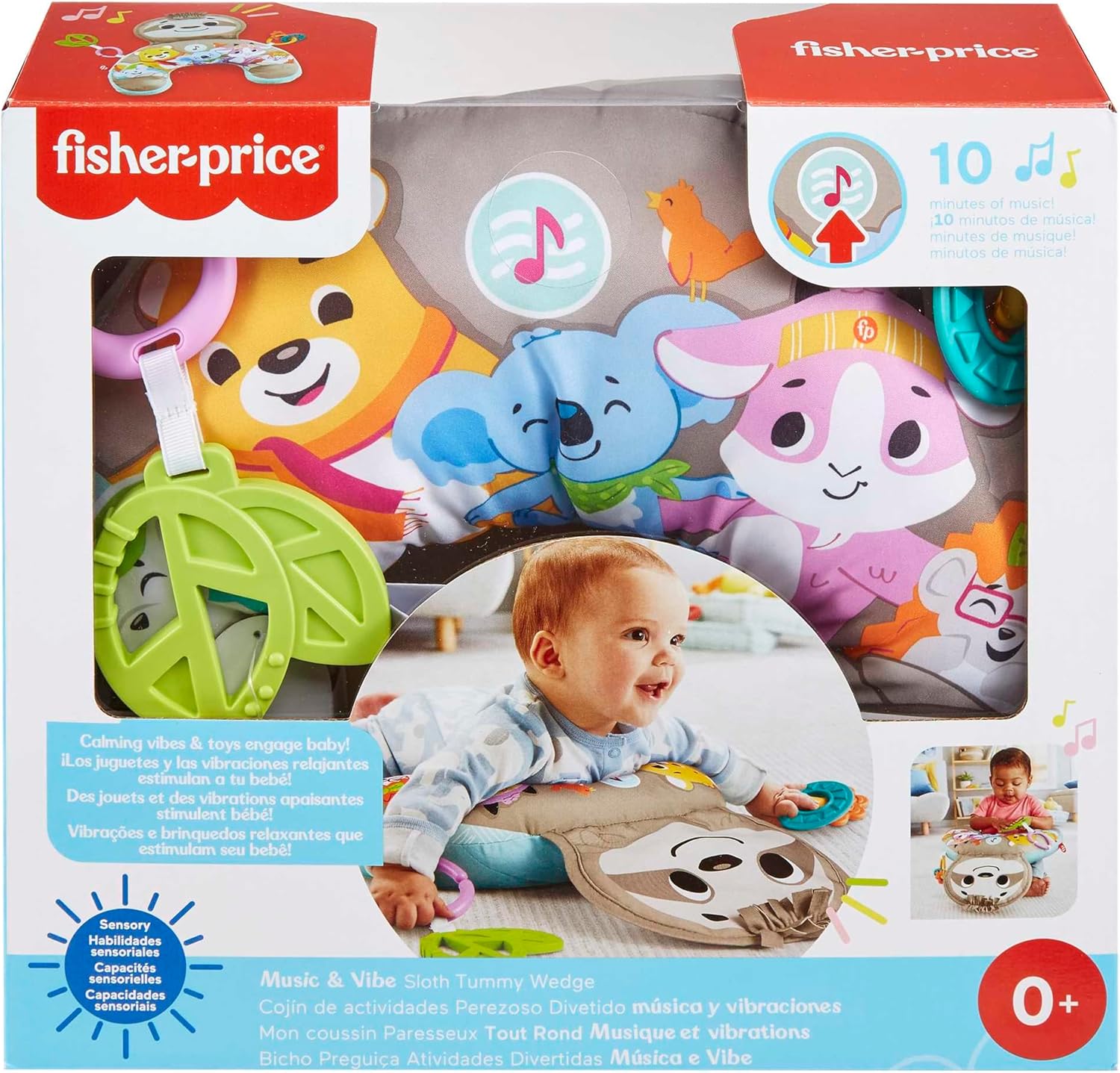 Thumbnail 5 de Fisher-Price Cojín Perezoso con Música y Vibraciones 🎶