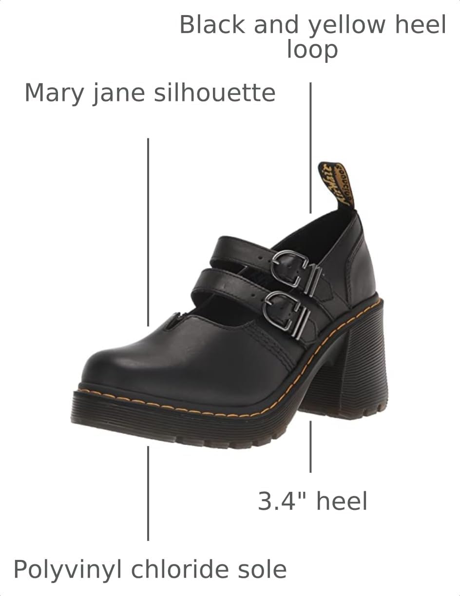 Detalle de Dr. Martens Women's Eviee Mary Jane Boots