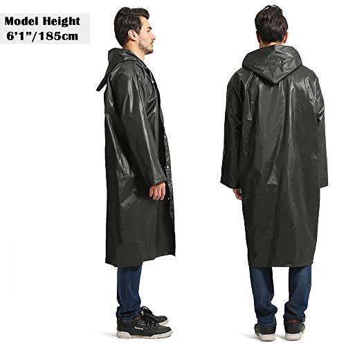 Thumbnail 1 de Opret chubasquero impermeable unisex con capucha y mangas (2 piezas)