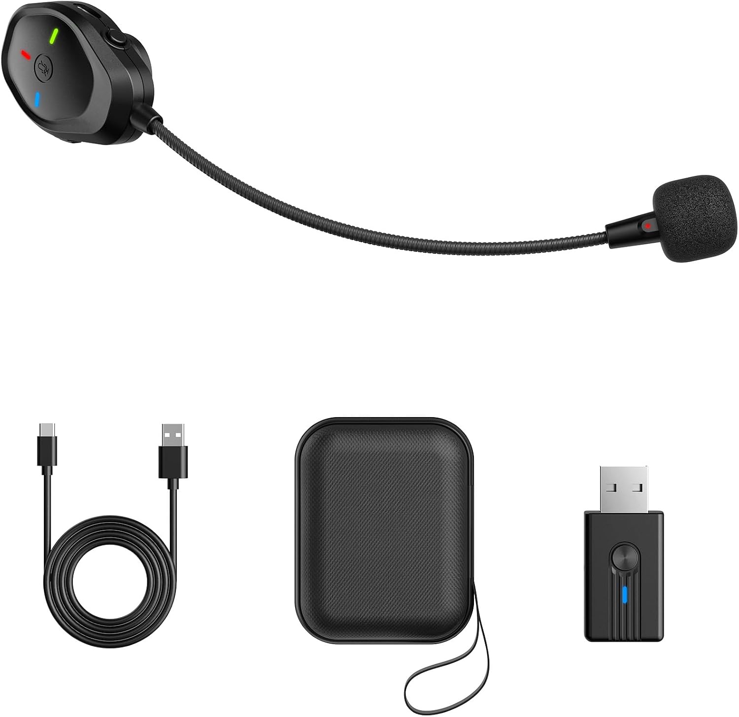 Detalle de TONOR TGP1 draadloze gamingmicrofoon voor headset met ruisonderdrukking