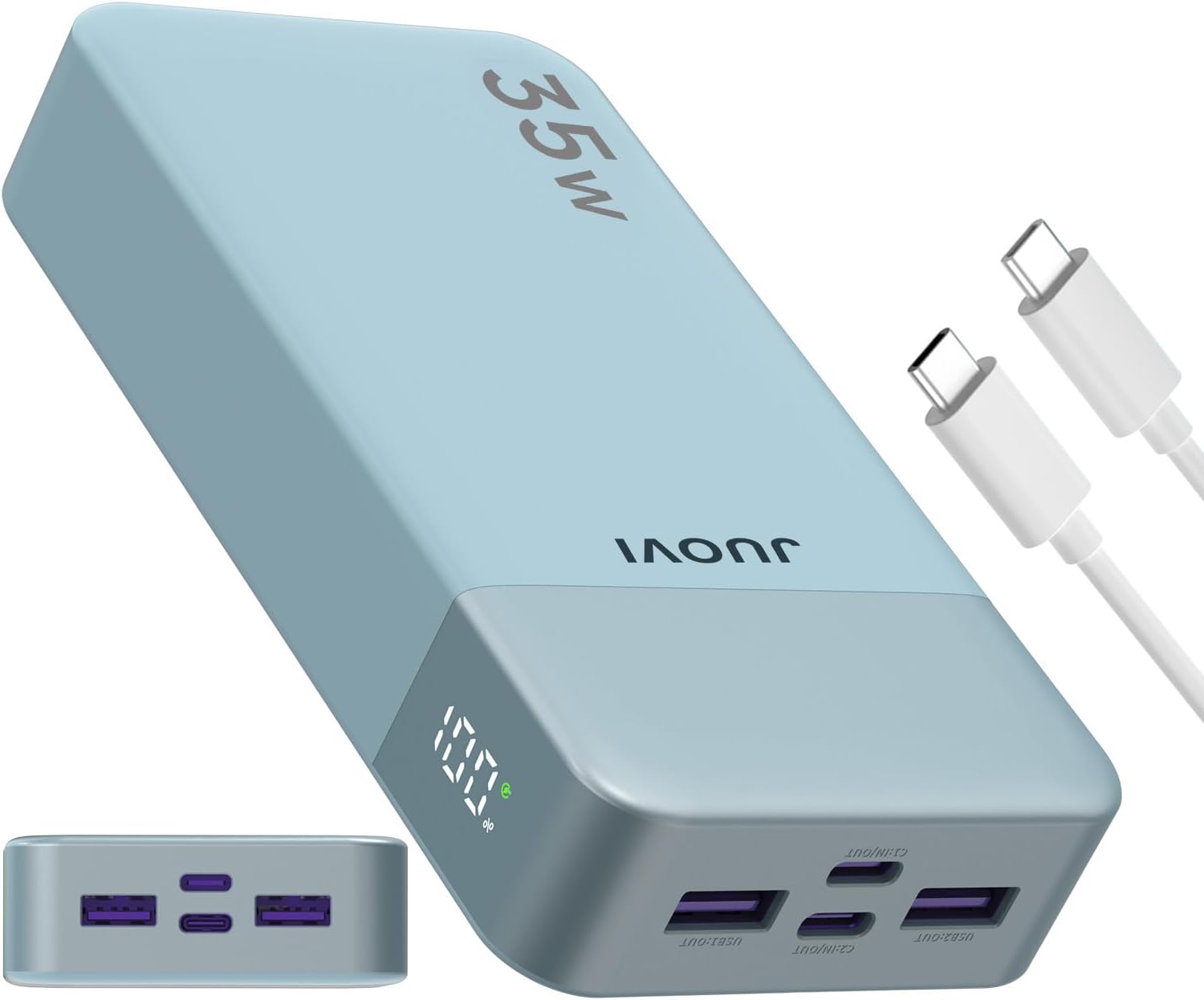 Detalle de JUOVI J2651 power bank 35W 20000mAh
