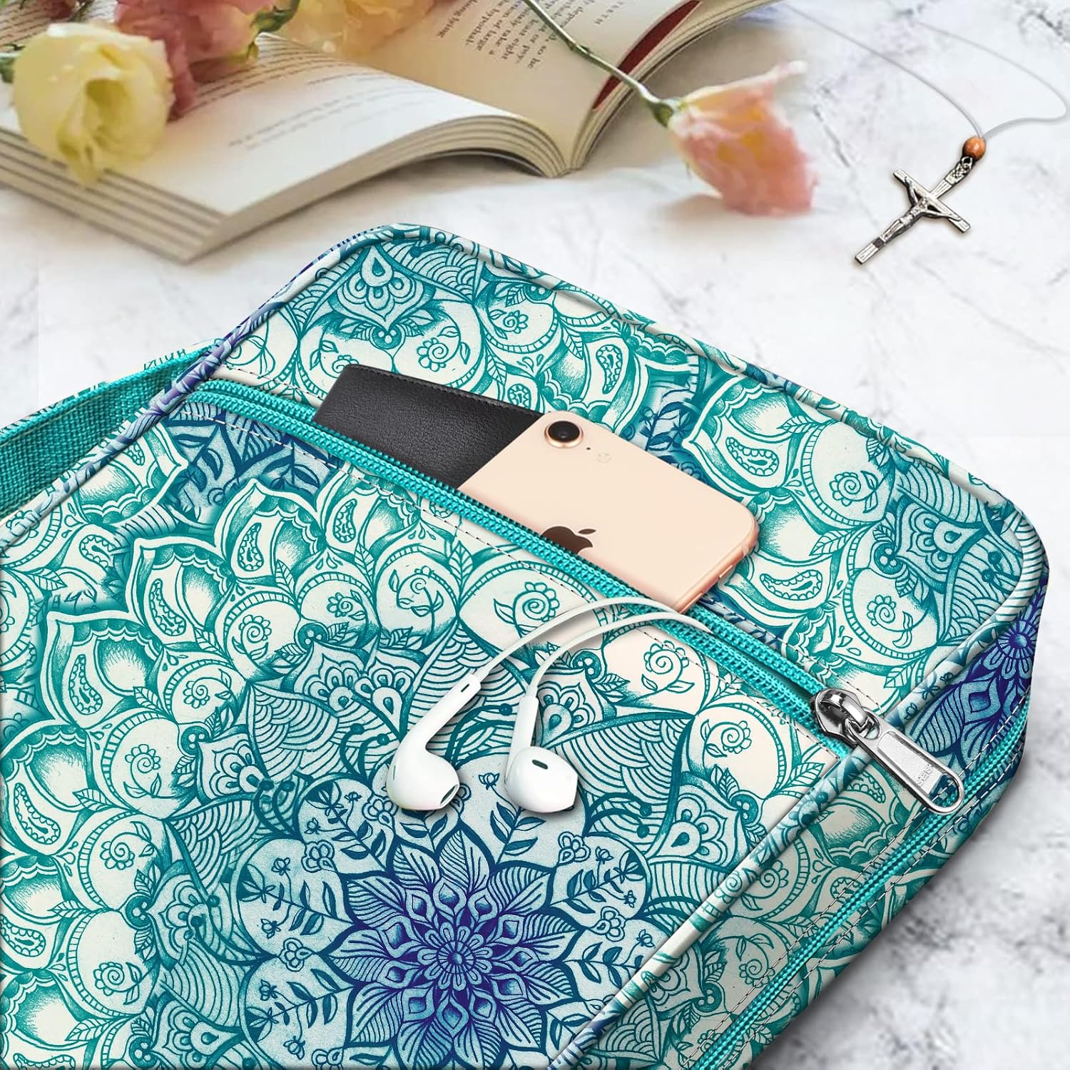 Thumbnail 6 de FINPAC Bible Cover in Polyester Canvas