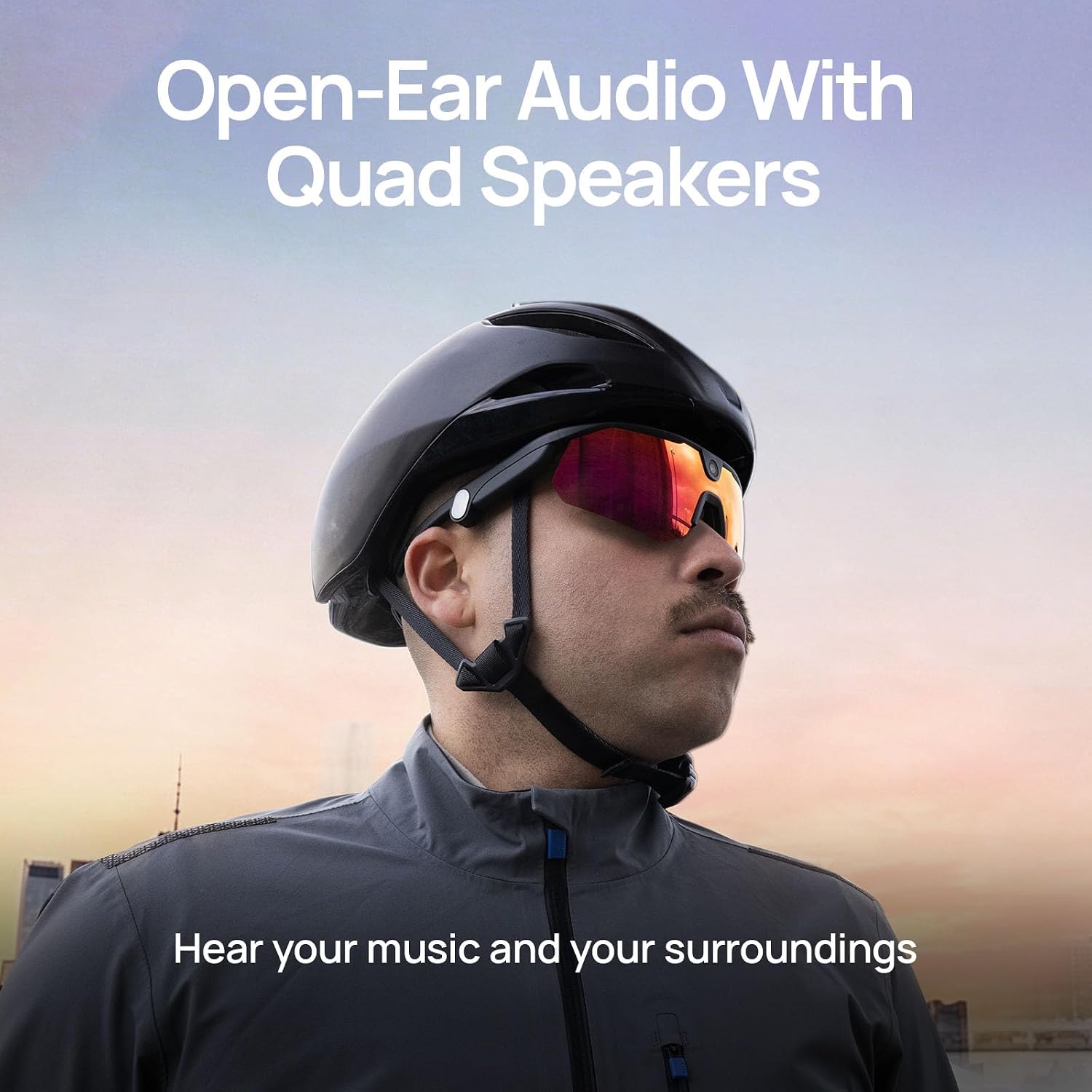 Thumbnail 3 de BleeqUp Ranger 2026 5-in-1 Smart Glasses — 16MP EIS Camera, Open-Ear Audio, 3K Video for Outdoor Adventures